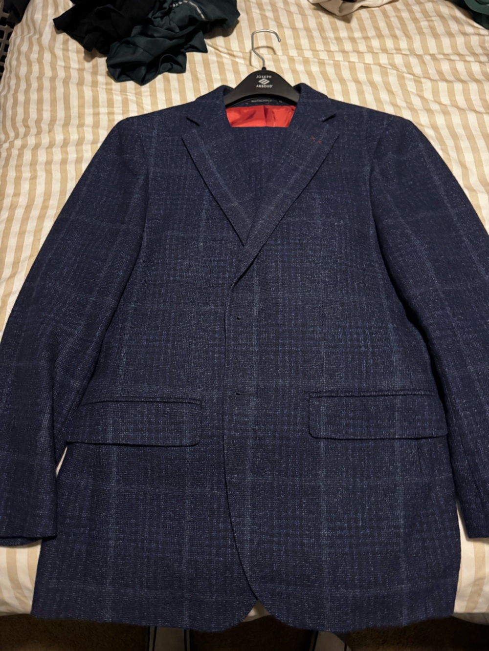 Suitsupply Blue Windowpane Suit 40S